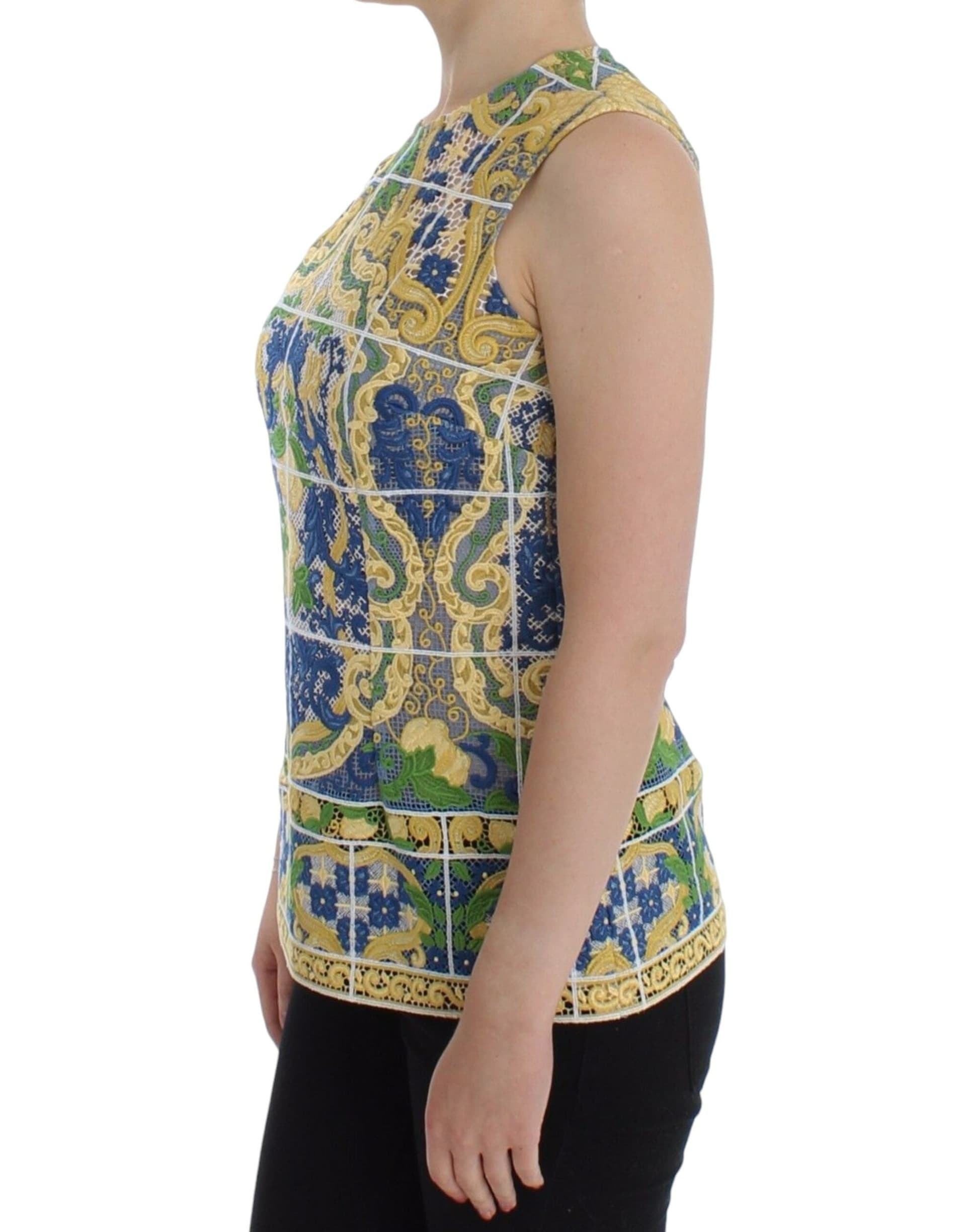 Multicolor Majolica Embroidered Sweater - 2