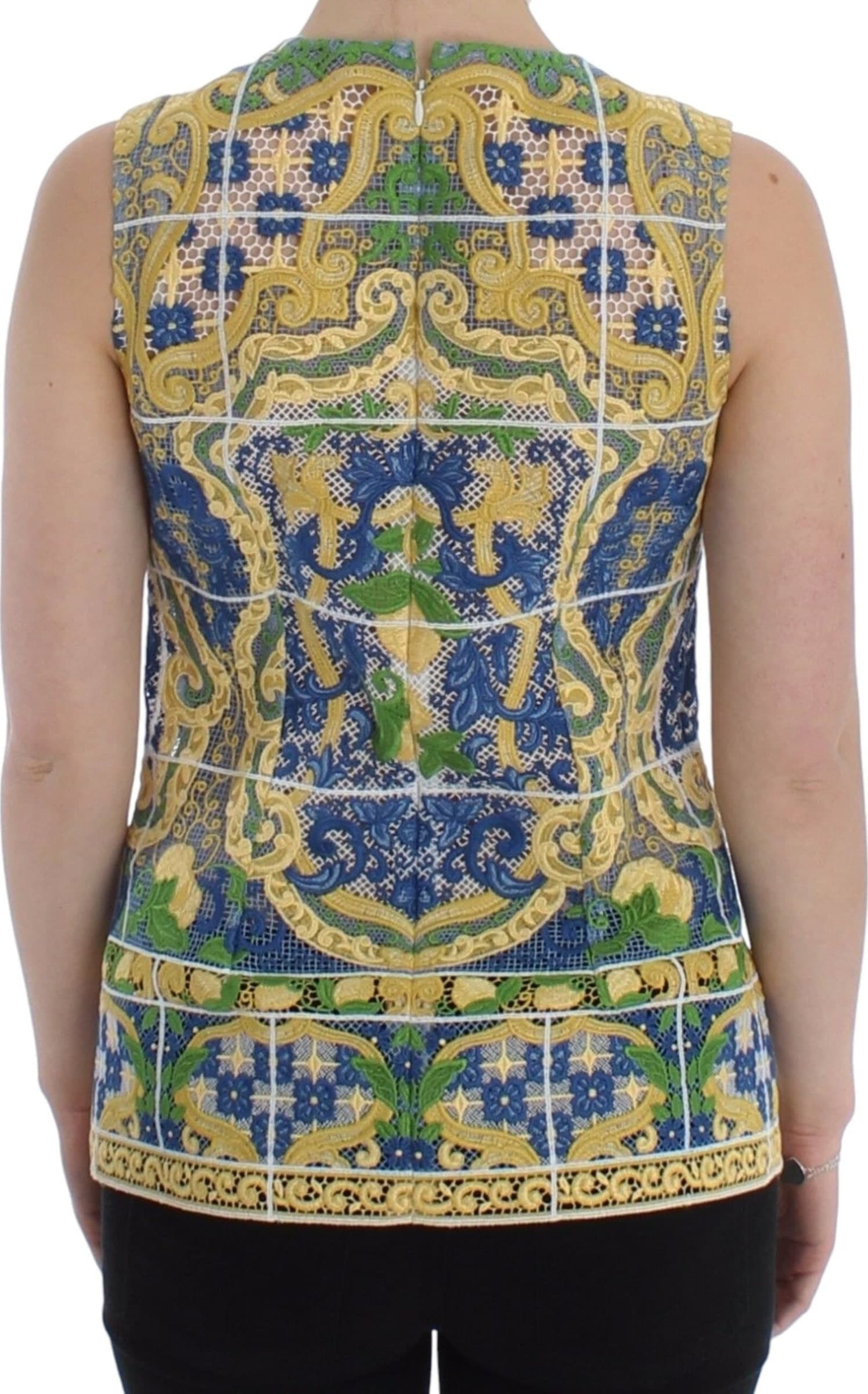 Multicolor Majolica Embroidered Sweater - 3