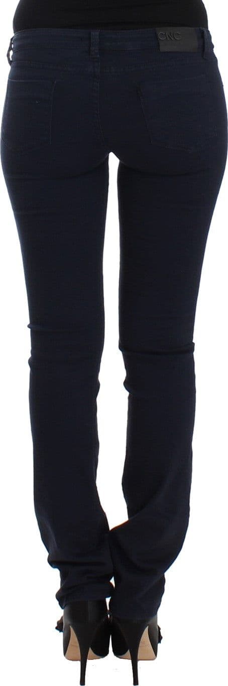Blue straight leg jeans - 2