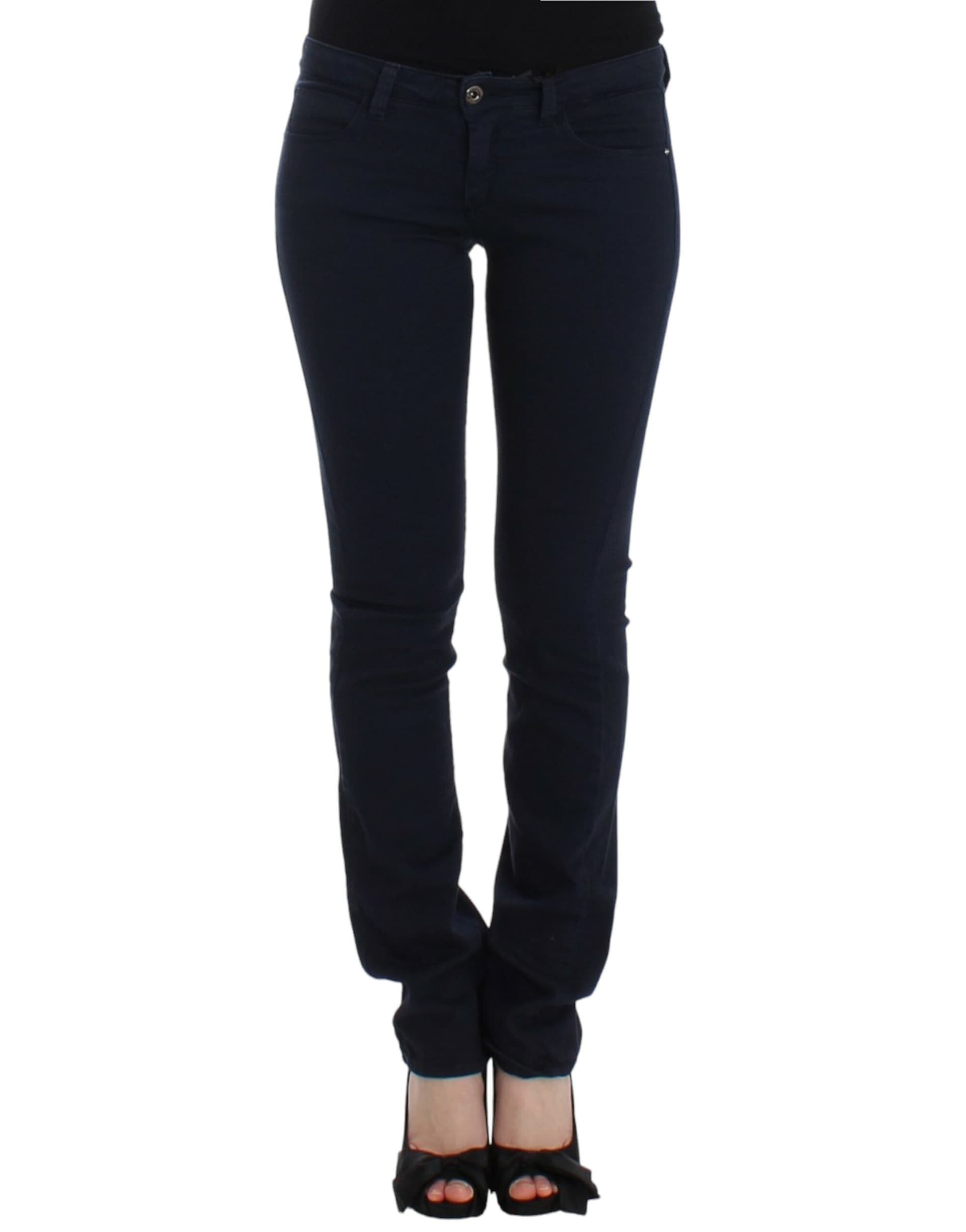 Blue straight leg jeans - 3