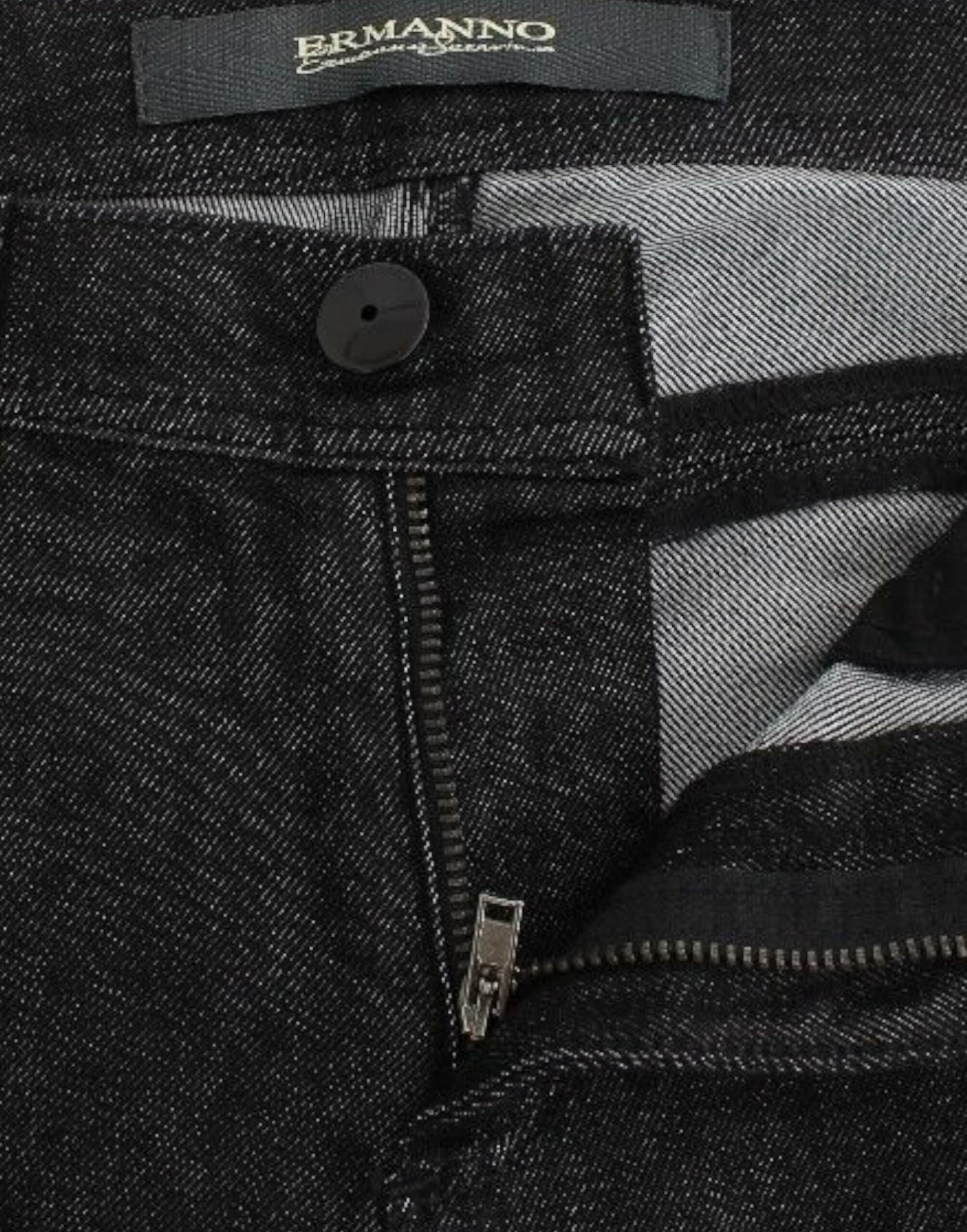 Black Slim Jeans Denim Pants Skinny Leg Stretch - 5