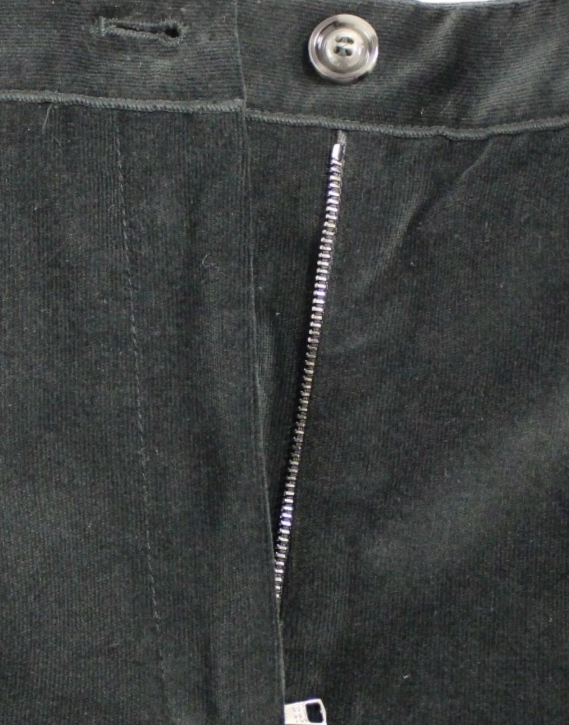 Dark green cotton shorts pants - 5