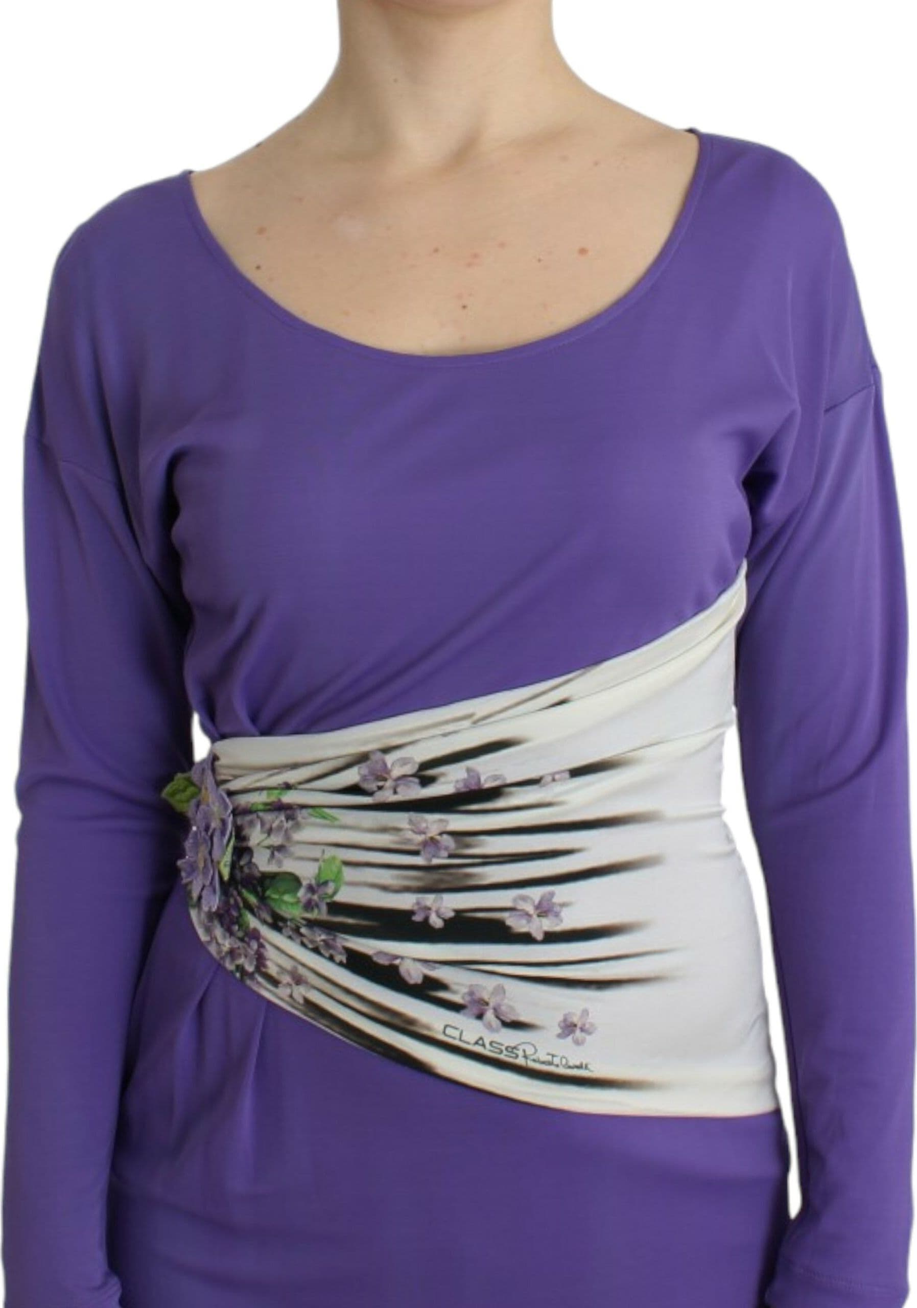 Purple longsleeved dress - 5