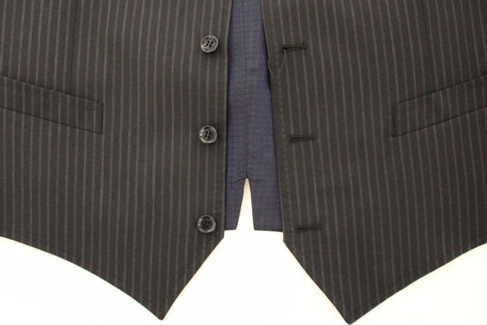Gray Stretch Formal Dress Vest Gilet