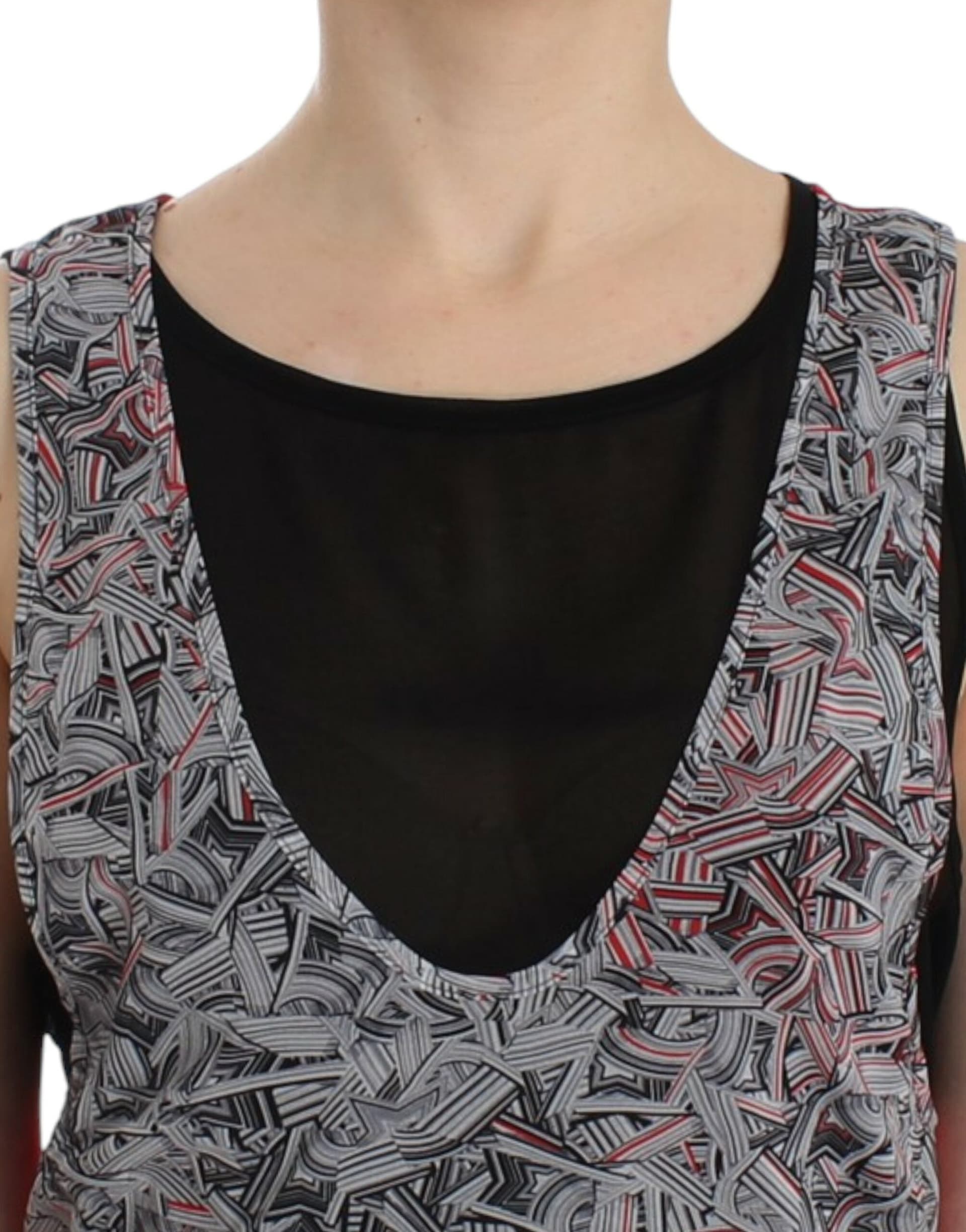 Black sleeveless top - 2