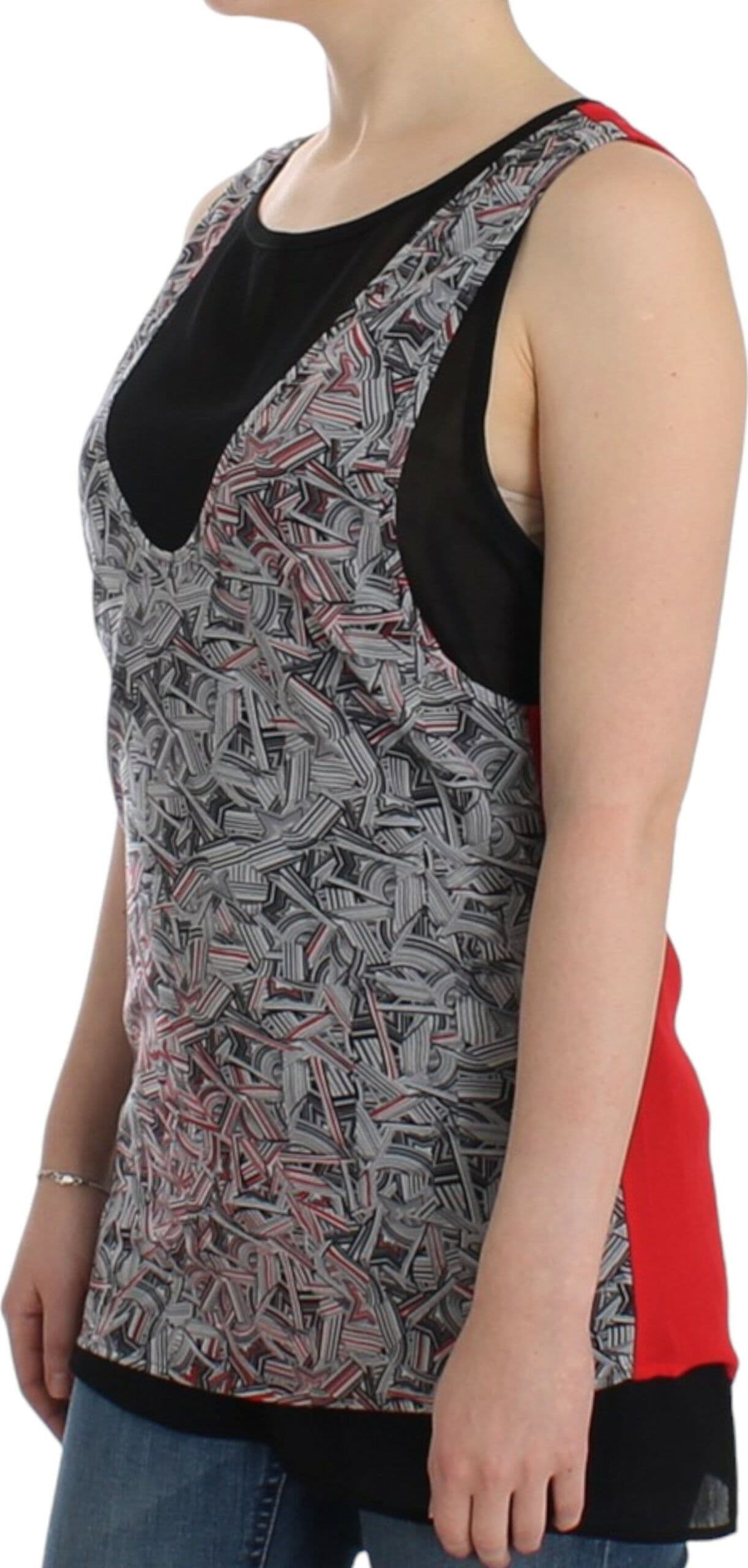 Black sleeveless top - 5