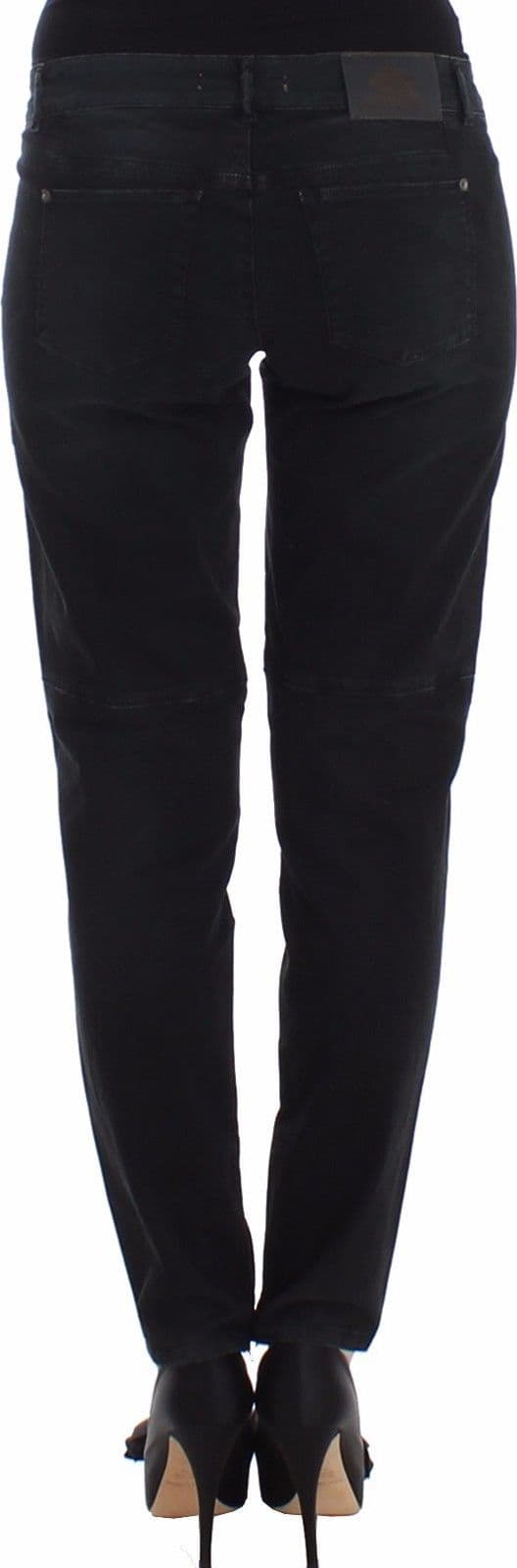 Blue Slim Jeans Denim Pants Skinny Leg Straight - 3