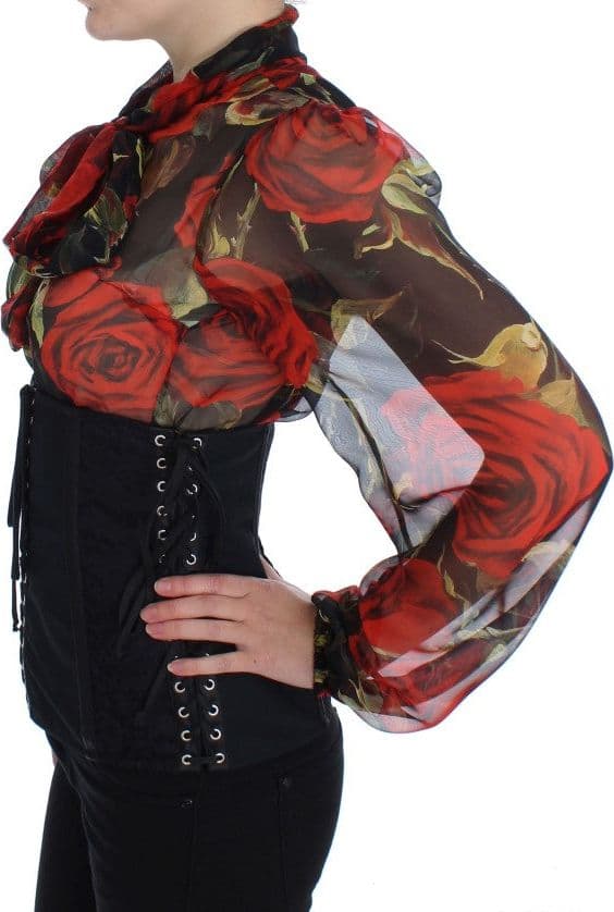 Black Stretch Corset Waist Strap Belt - 2