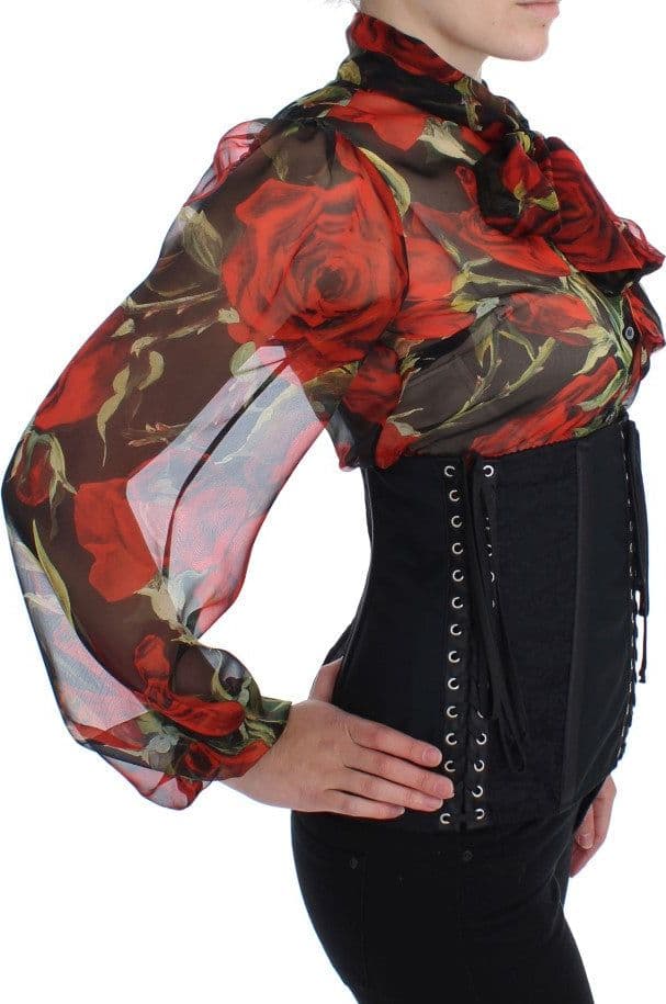 Black Stretch Corset Waist Strap Belt - 5