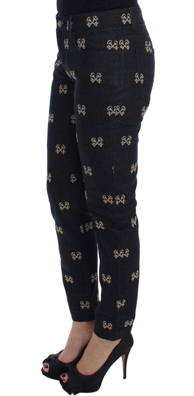 Blue Key Embroidered Slim Fit KATE Jeans - 2
