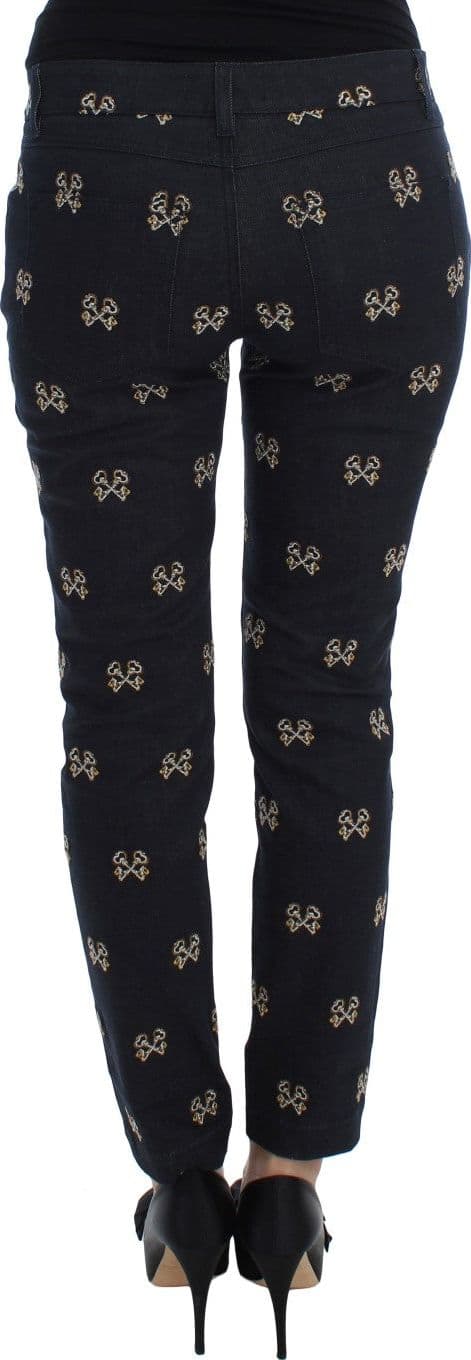 Blue Key Embroidered Slim Fit KATE Jeans - 3