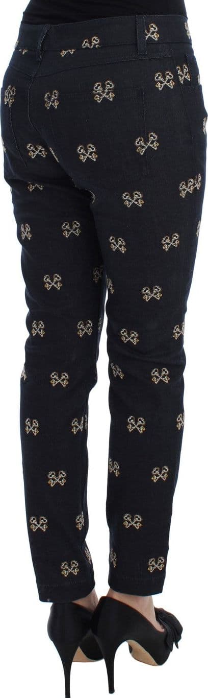 Blue Key Embroidered Slim Fit KATE Jeans - 4
