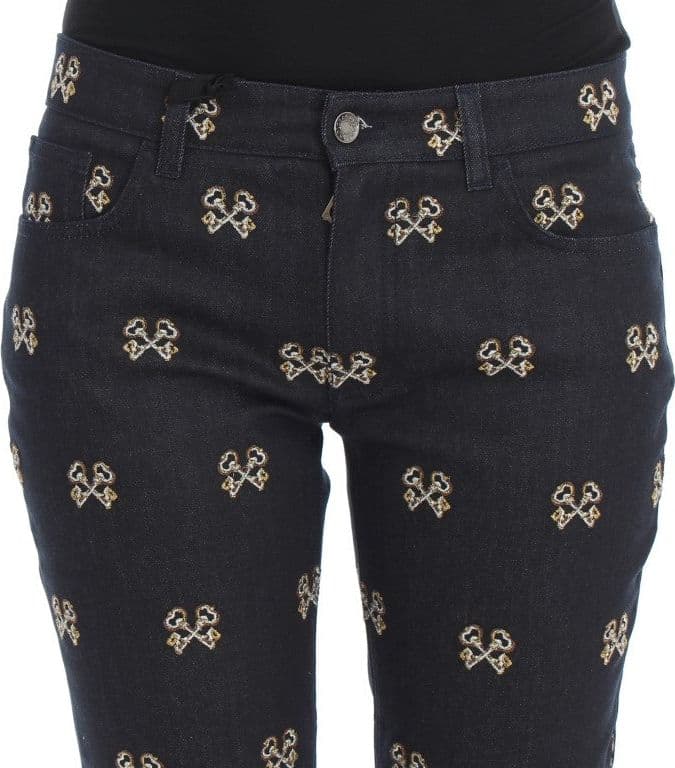 Blue Key Embroidered Slim Fit KATE Jeans - 5