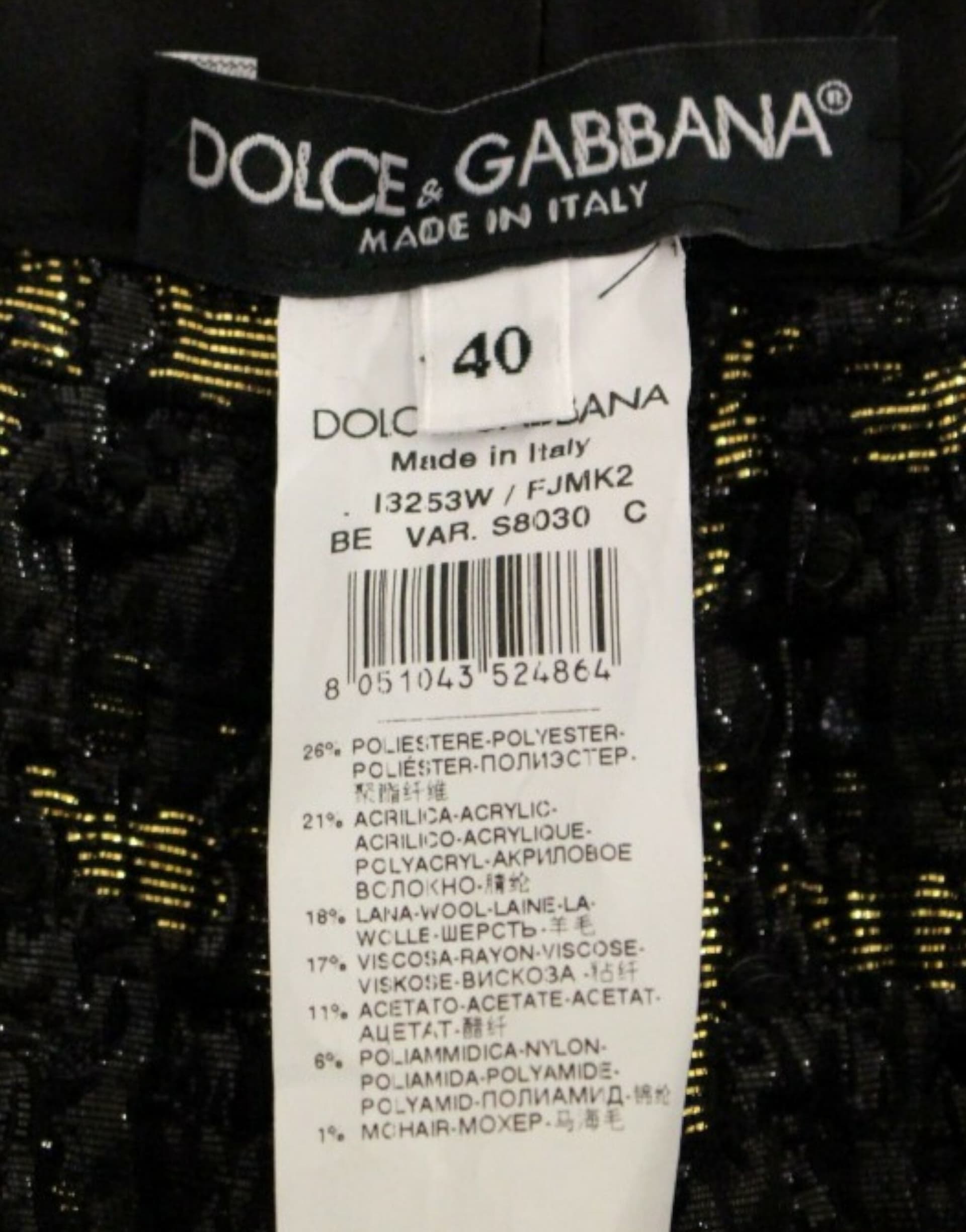 Black fabric shorts pants - 5