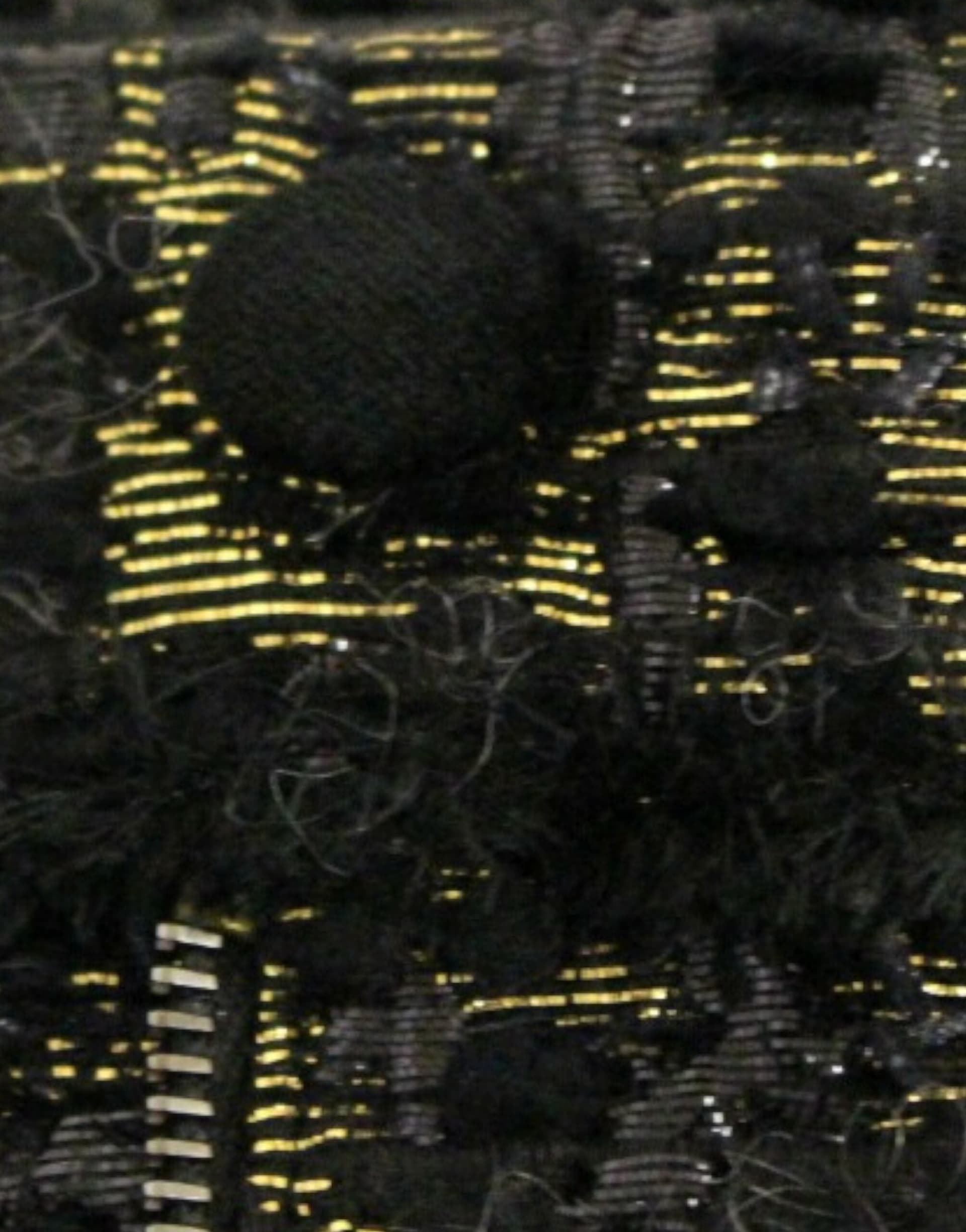 Black fabric shorts pants - 6