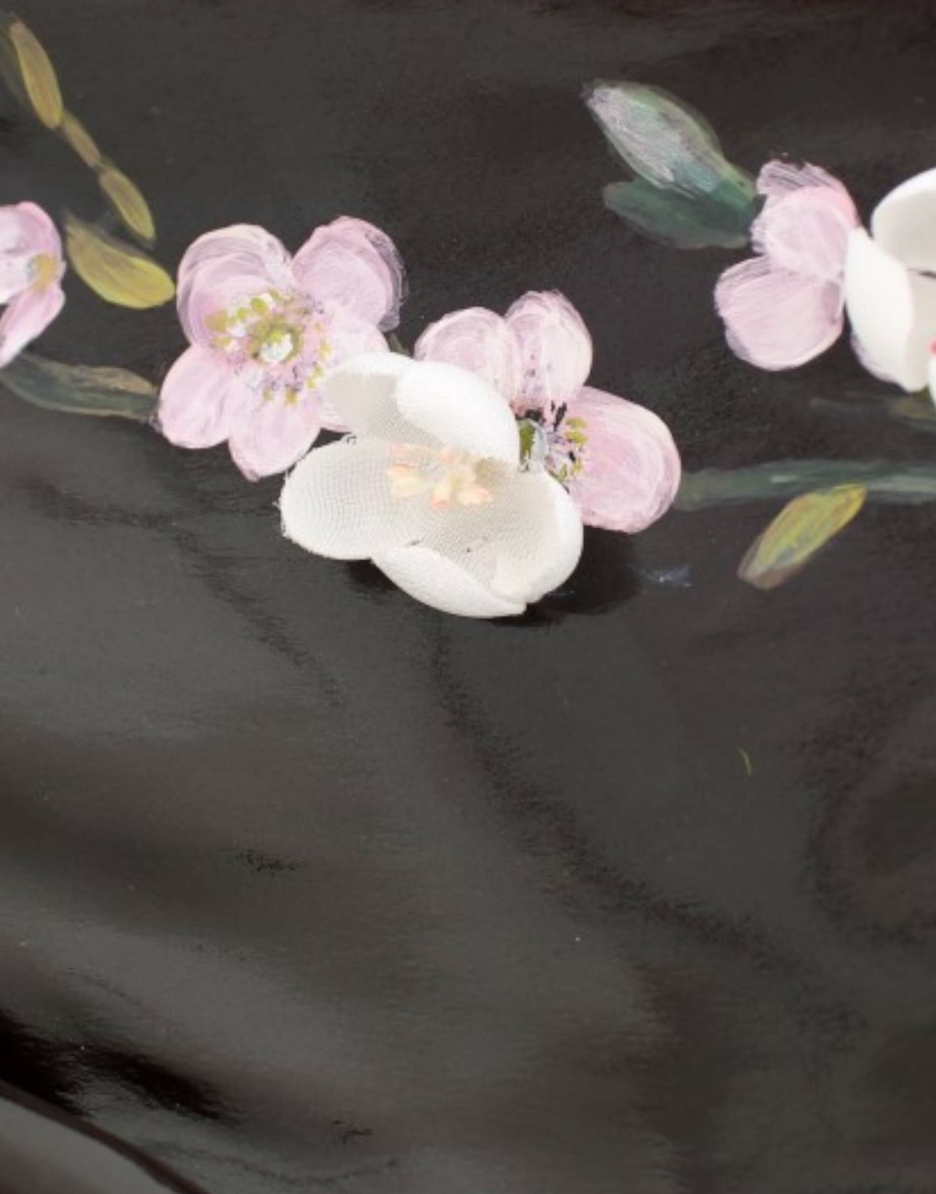 Black floral 3/4 Sleeve sheath dress - 8