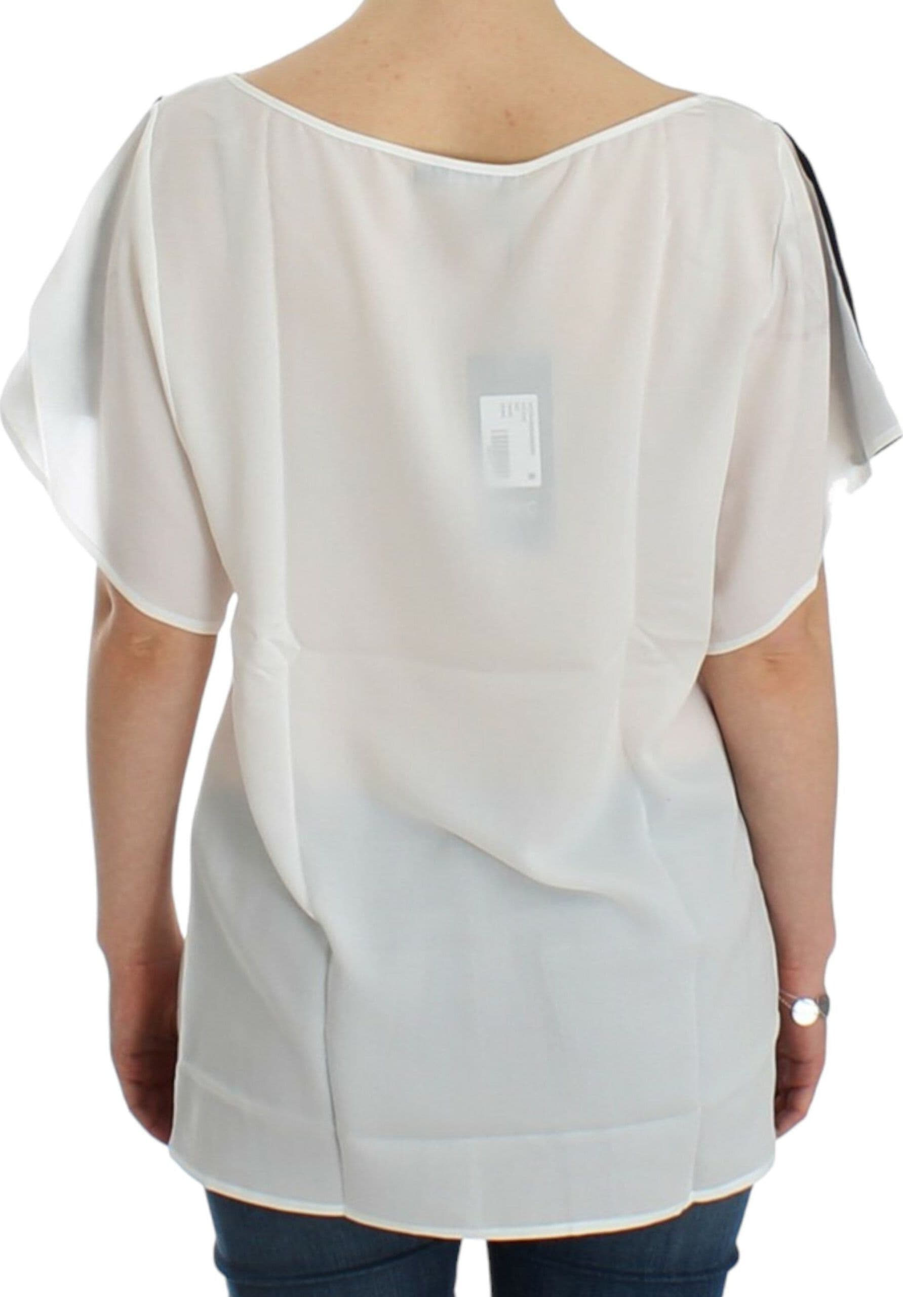 White motive print blouse - 5