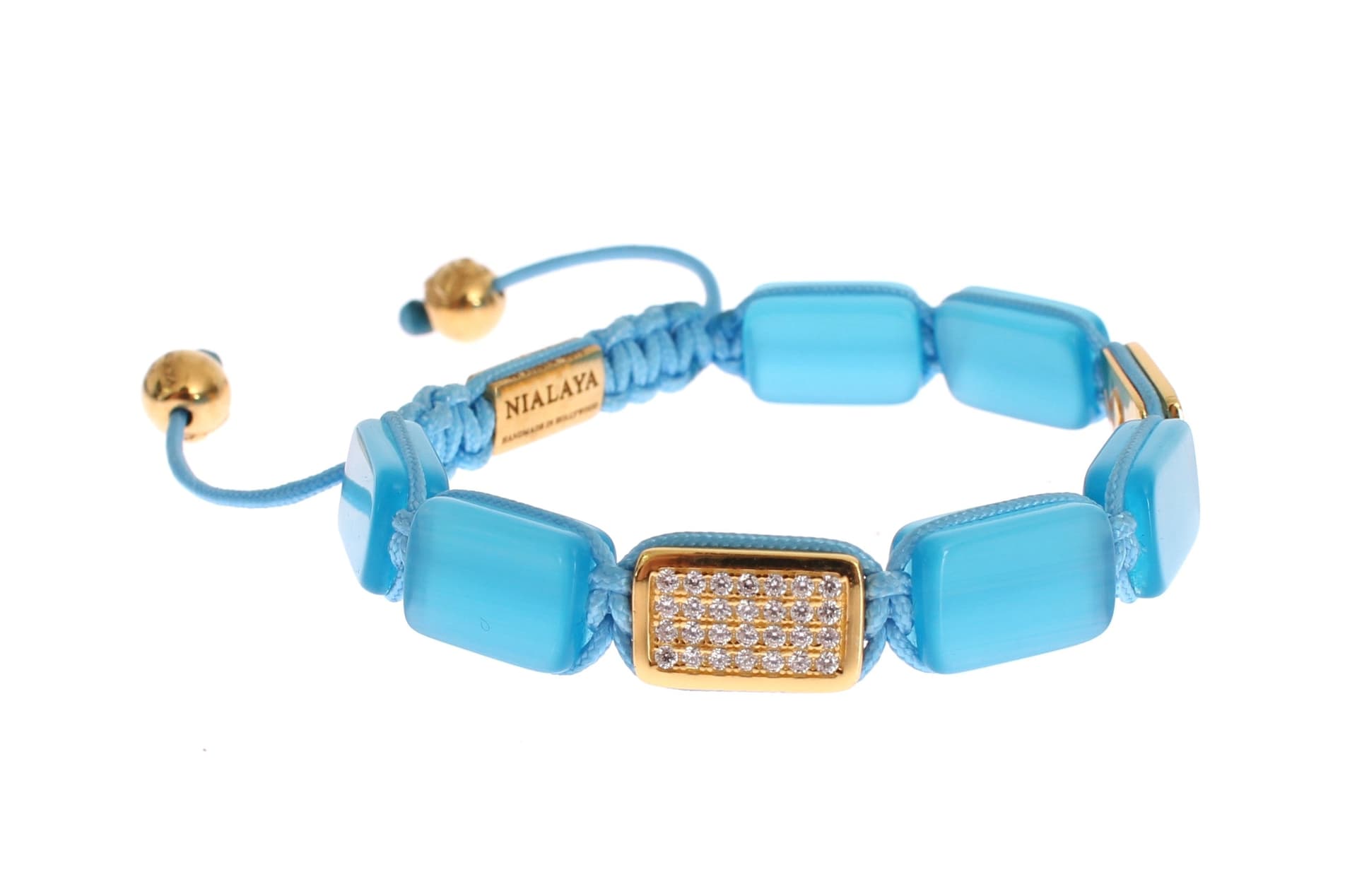 CZ Opal 18K Gold 925 Bracelet - 3