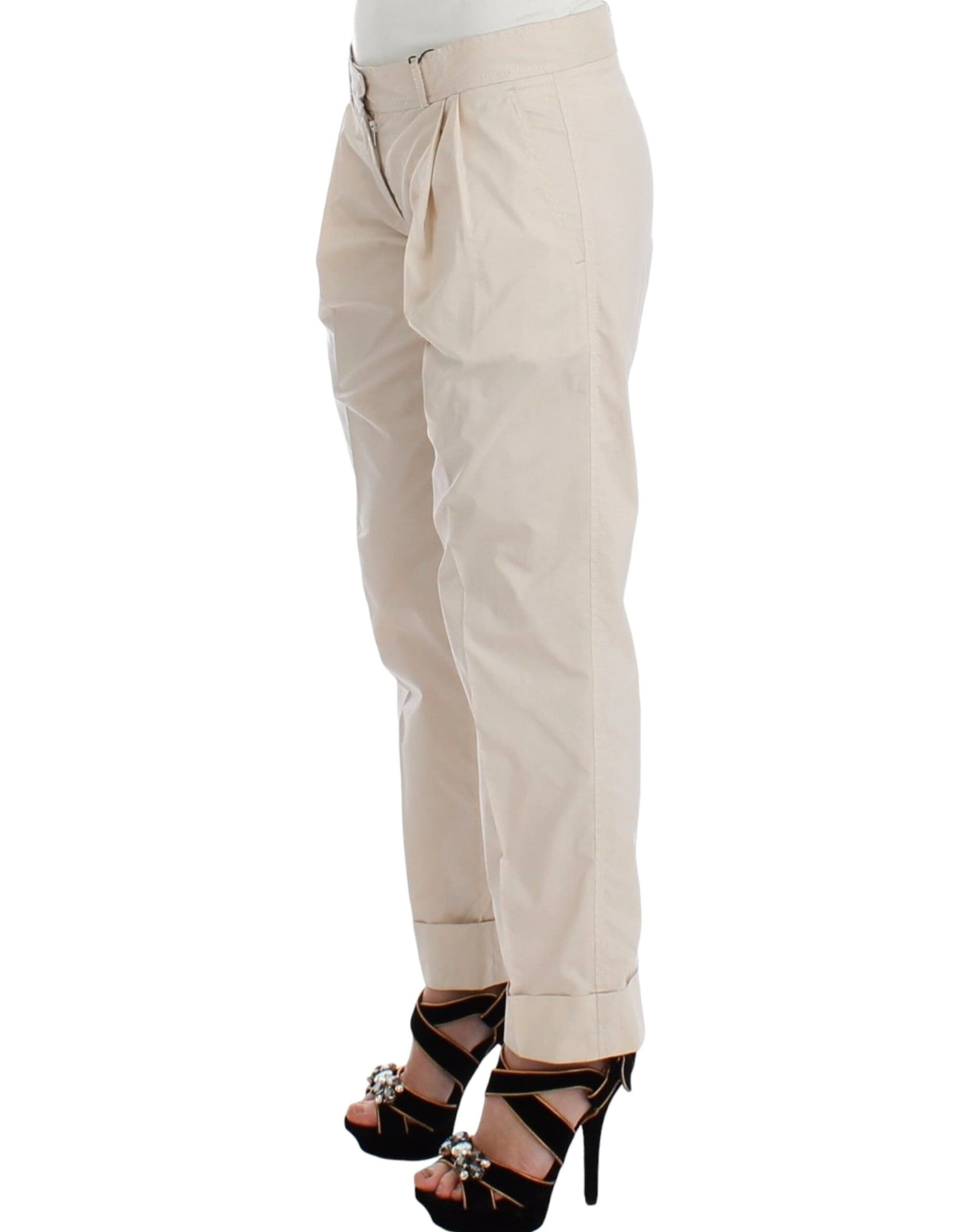Beige Chinos Casual Dress Pants Khakis - 2