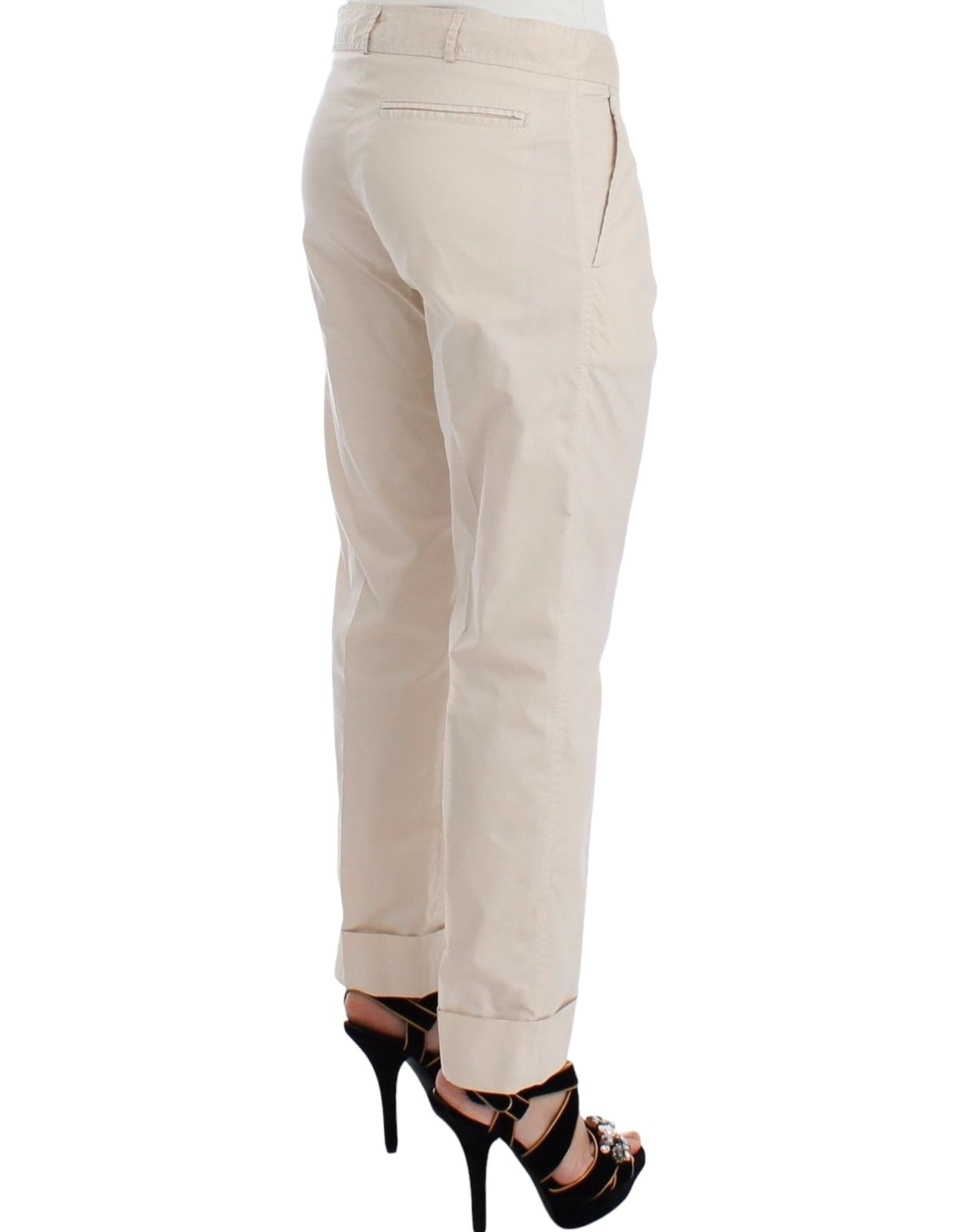 Beige Chinos Casual Dress Pants Khakis - 4