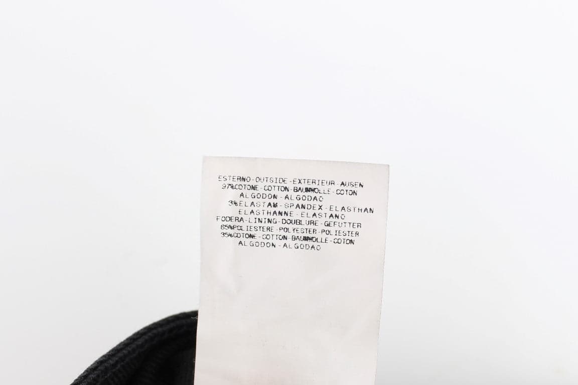 Black Cotton Stretch Slim Skinny Fit Jeans - 6