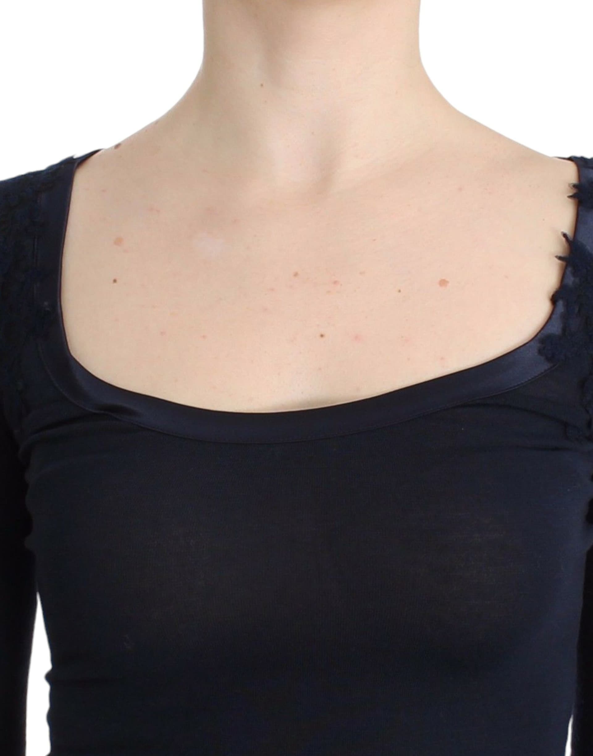 Lingerie Blue Top Blouse Jumper Lace Rayon - 5