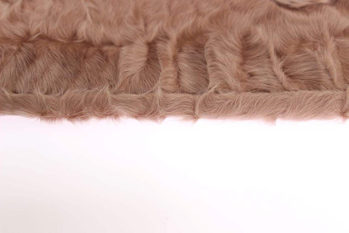 Beige Suede Xiangao Fur Elbow Gloves - 6