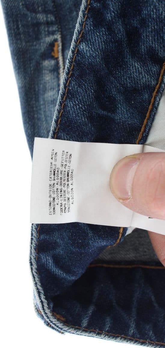 Blue Wash Torn Cotton Straight Fit Jeans - 5