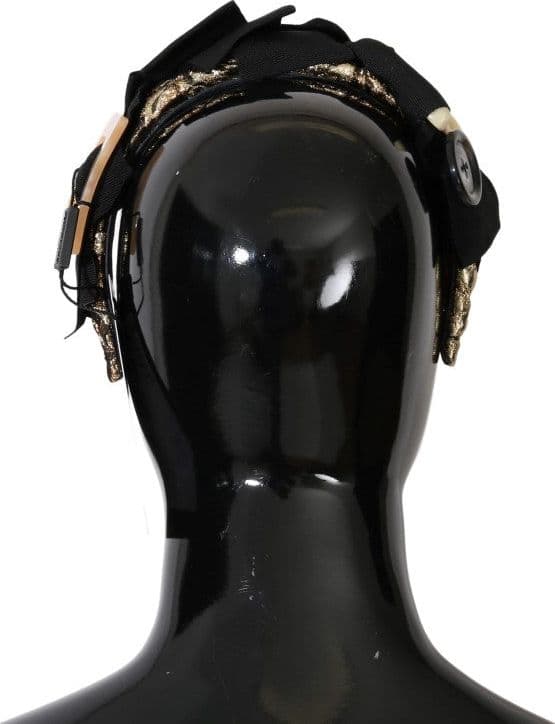 Clear Crystal Brown Hair Headband - 3