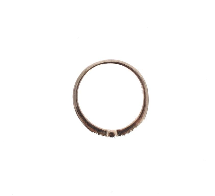 Silver CZ Cross 925 Ring - 4