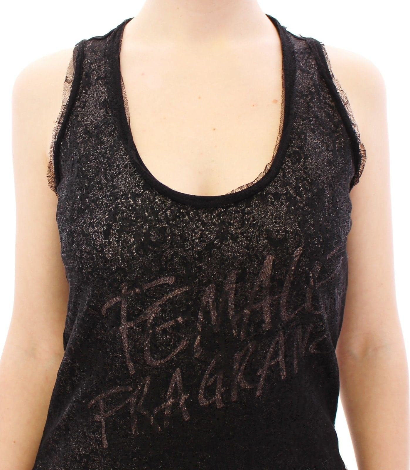 Black Lace Lined Stretch Mini Dress - 4