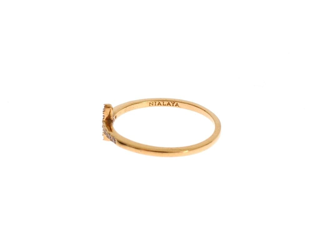 Gold 925 Silver Ring - 3