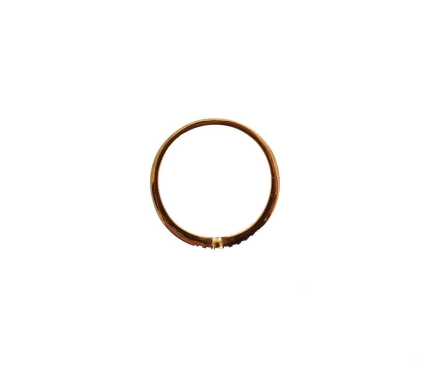 Gold 925 Silver Ring - 4
