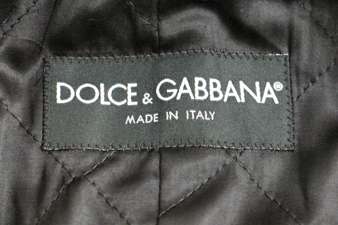 Gray Double Breasted Coat Jacket - 7