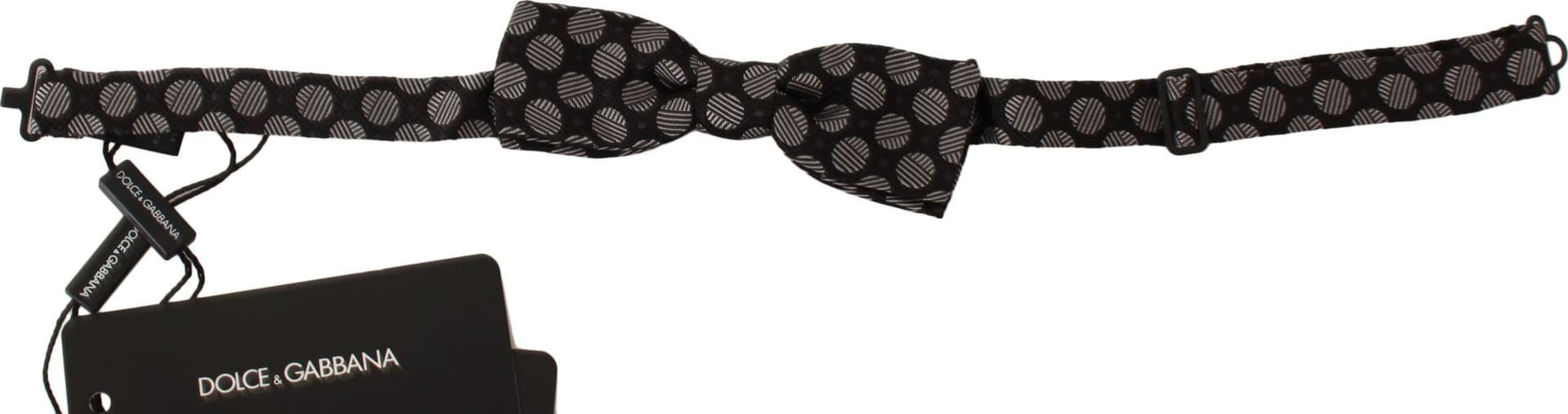 Brown Silk Polka Dot Jacquard Men  Bow Tie Papillon
