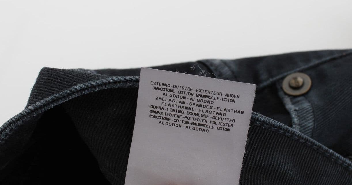 Blue Cotton Stretch Baggy Relax Jeans - 8