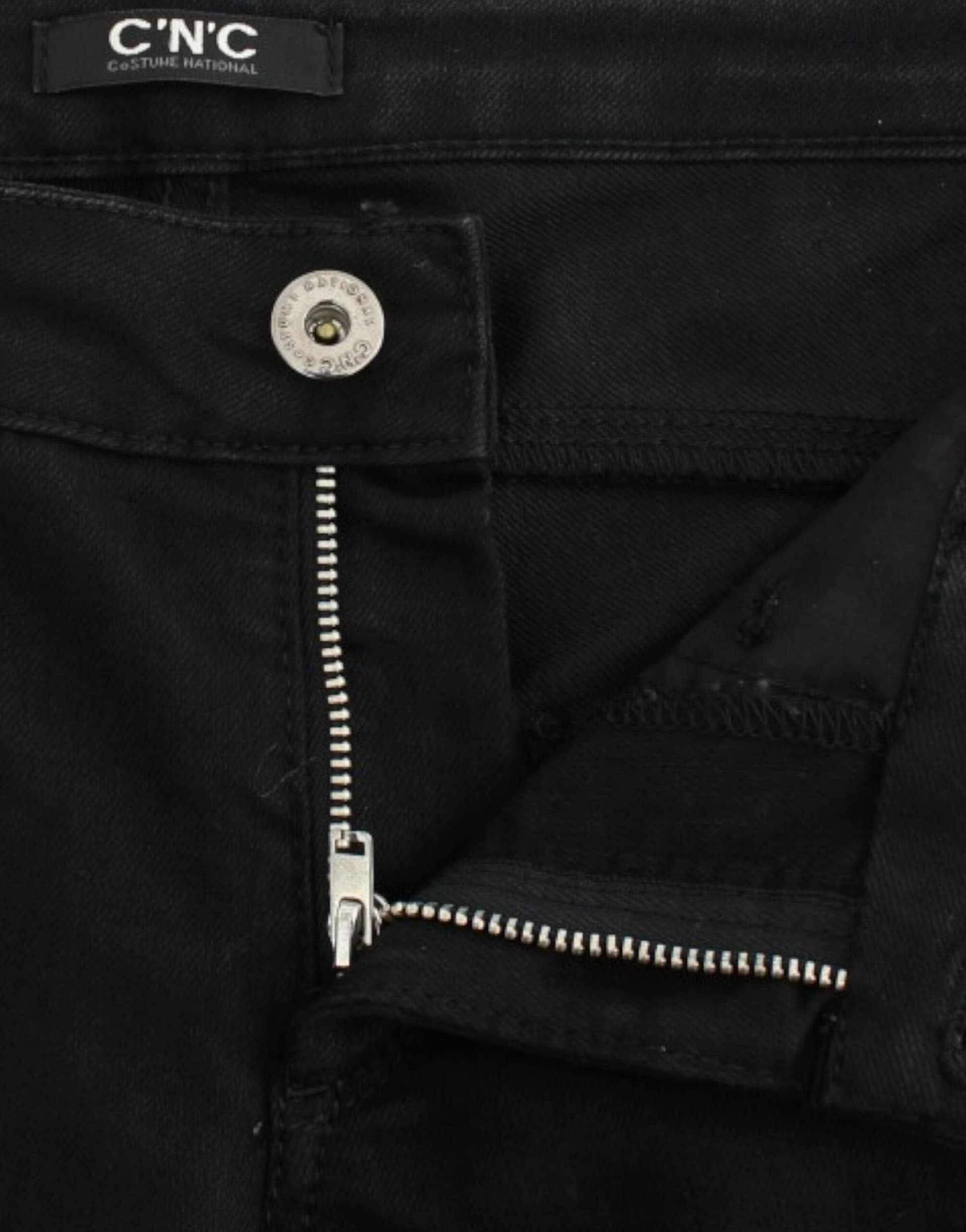 Black straight leg jeans - 5