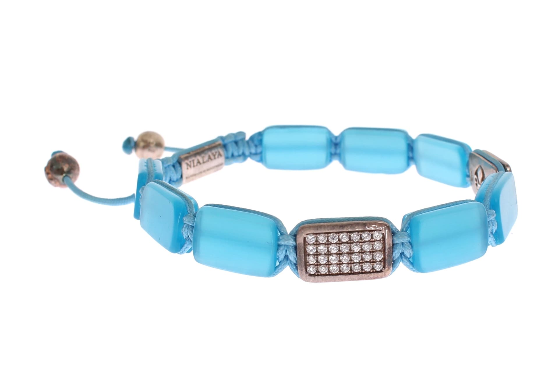 CZ Opal 925 Silver Bracelet - 4
