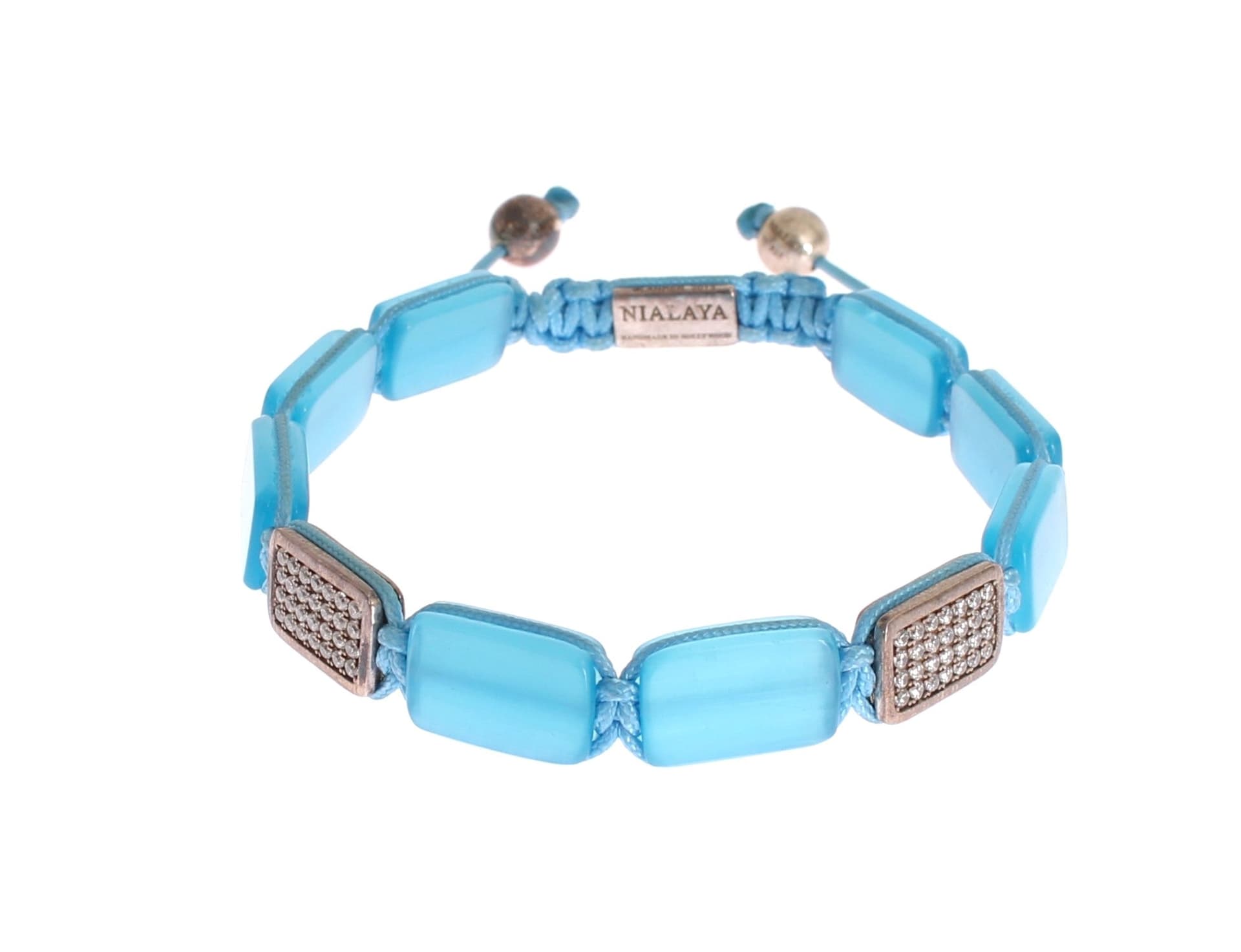 CZ Opal 925 Silver Bracelet - 7