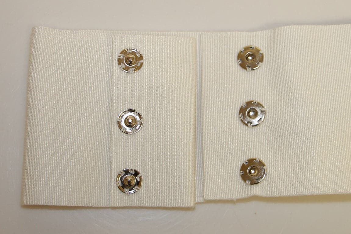 White Crystal Brass Wide Waist Runway Belt - 5