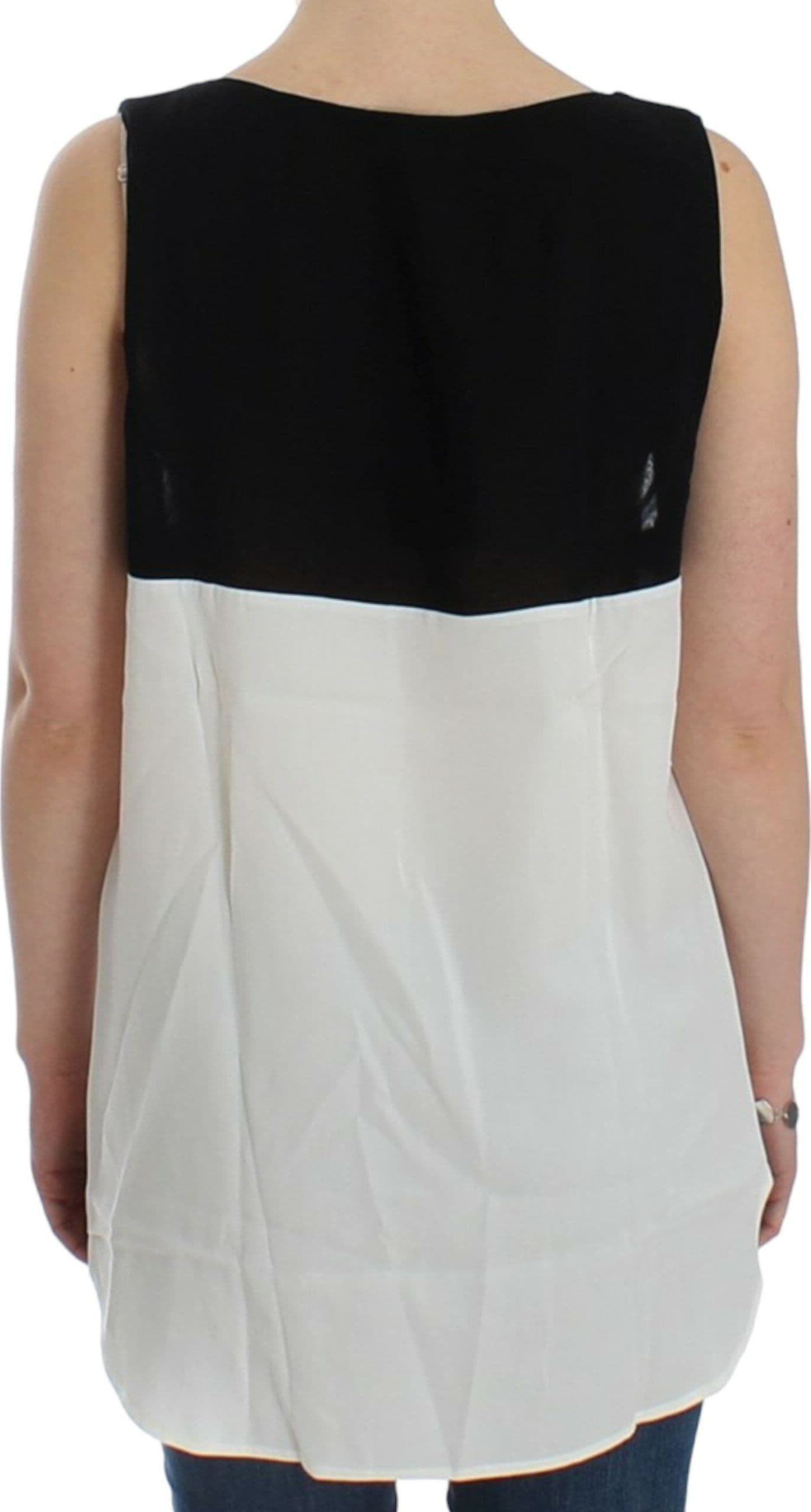 White sleeveless top - 6