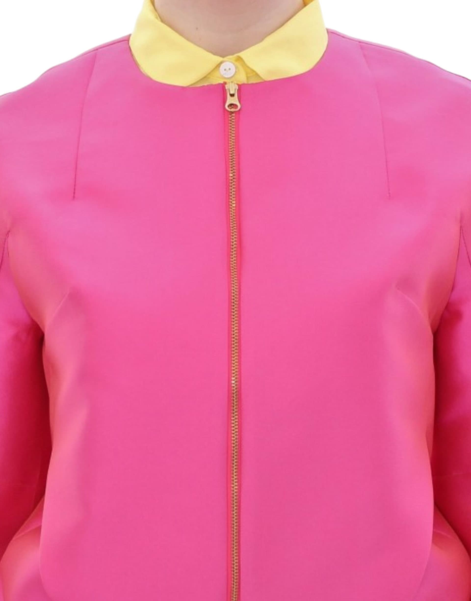 Pink silk blend jacket - 7