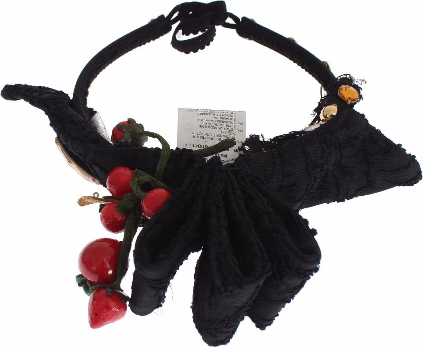 Diadem Headband Tiara Berry Fruit Crystal Bow Hair - 3