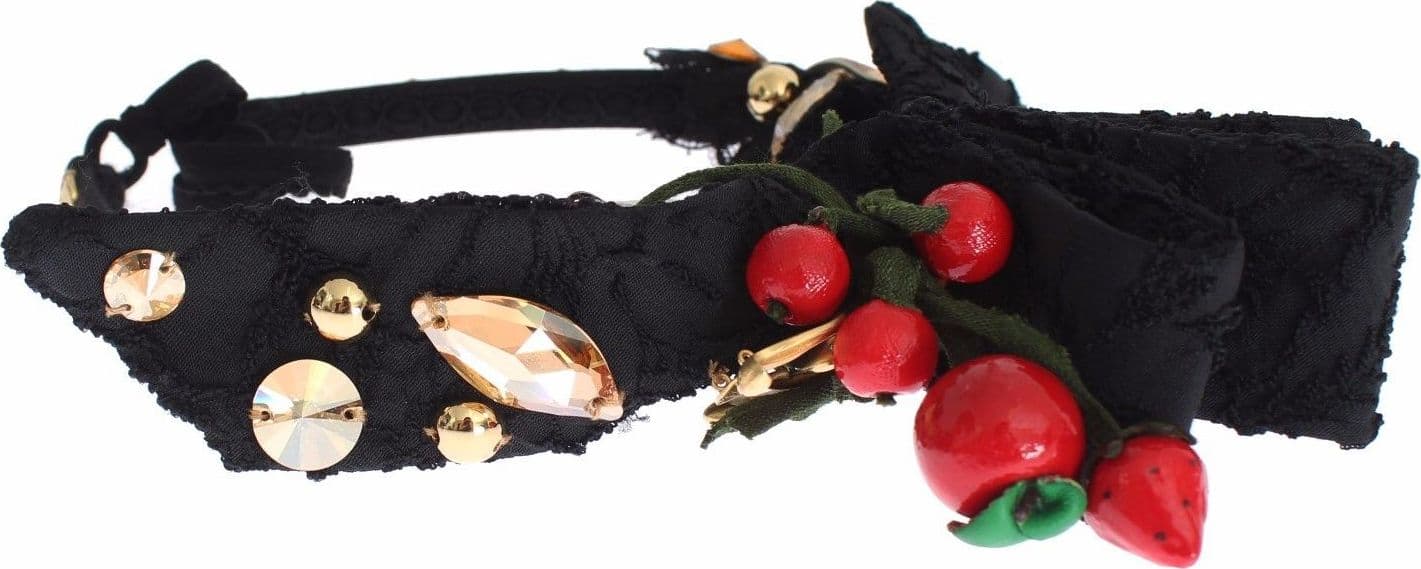 Diadem Headband Tiara Berry Fruit Crystal Bow Hair - 6
