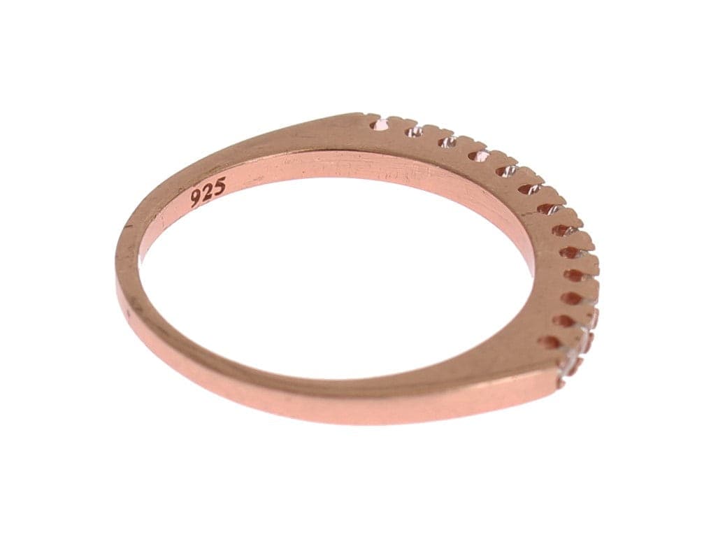 Red Gold 925 Silver Ring - 4