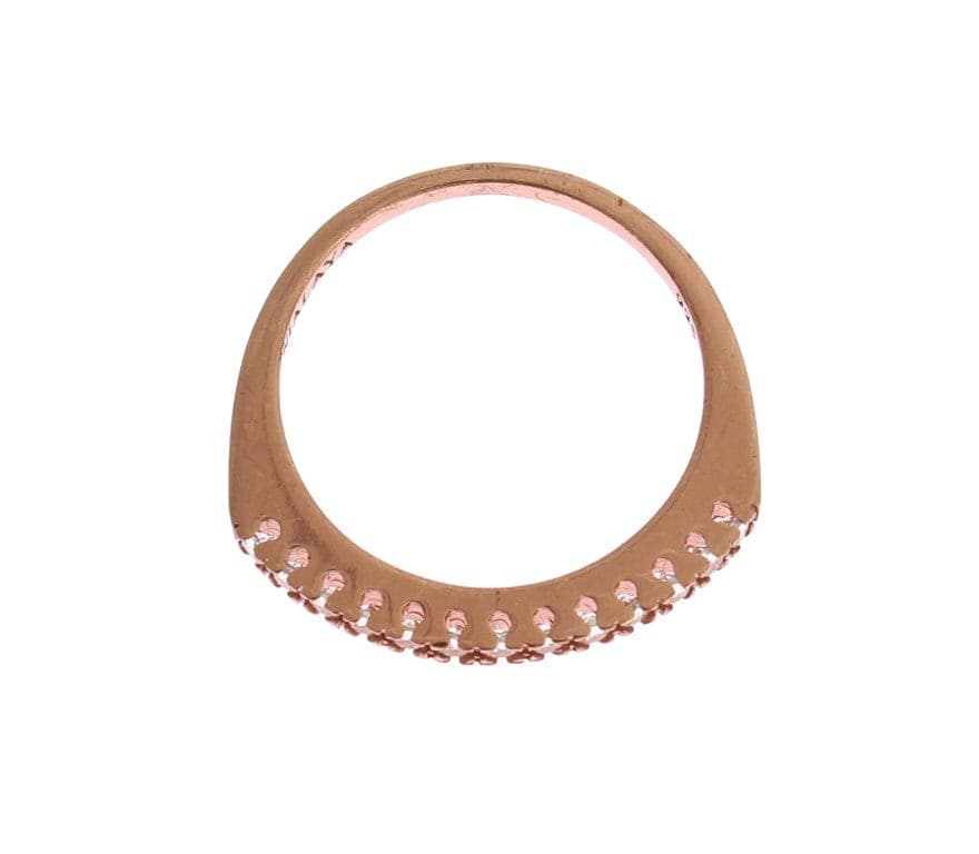 Red Gold 925 Silver Ring - 5