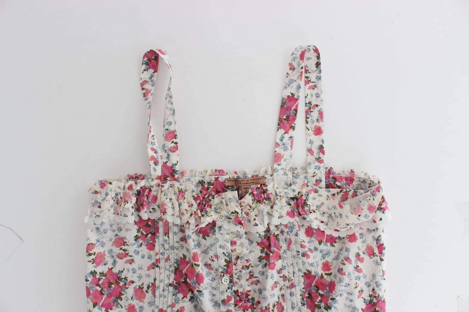 Beachwear Pink Floral Beach Mini Dress Short - 5