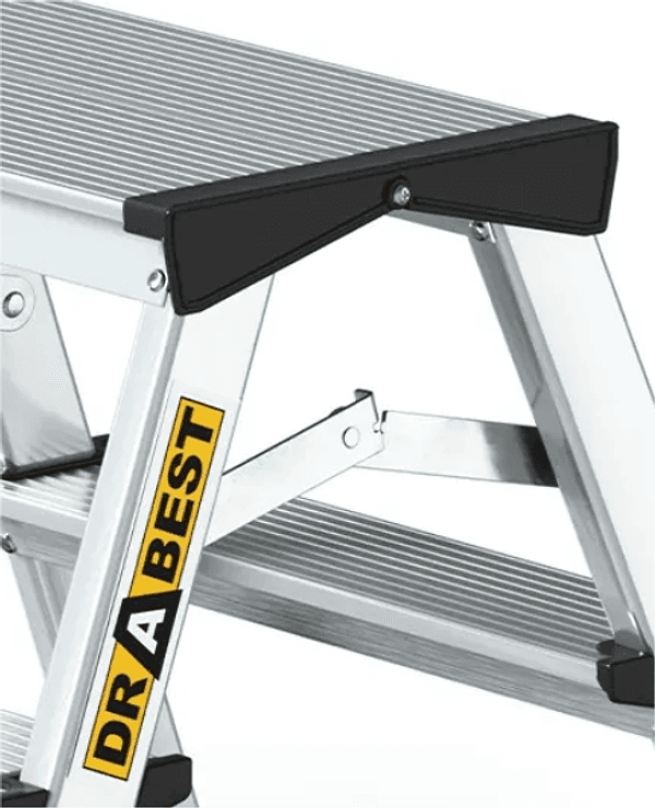 Drabest scala in alluminio doppia facciata 2x2 portata 125kg - 3