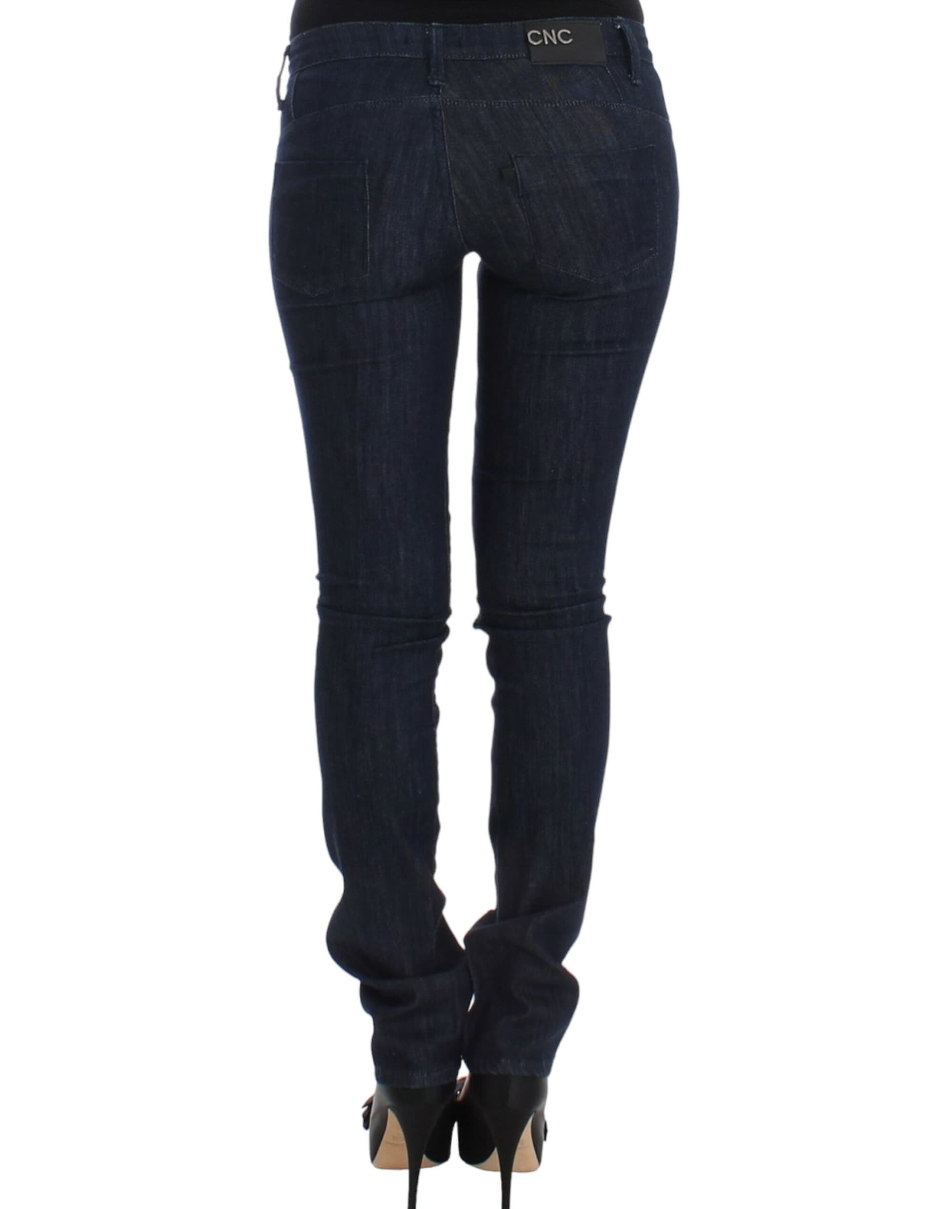 Blue skinny leg jeans - 5
