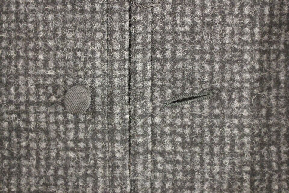 Gray Wool Blend Vest Gilet Weste - 5